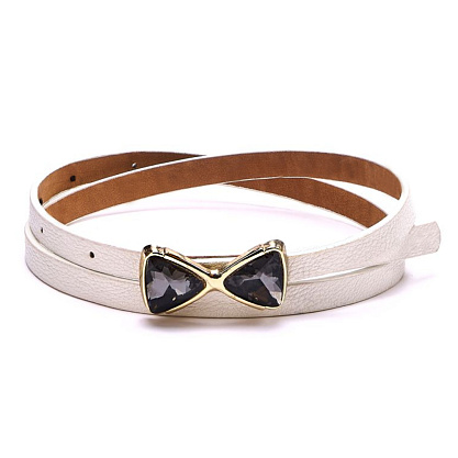 FB-1206-62 белый ремень Fancy's bag