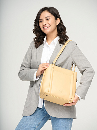 OBI-7070-61 бежевая сумка женская Jane's Story