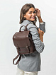 XX-8143-L-09 коричневый рюкзак женский (кожа) Jane's Story