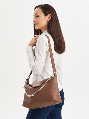 JS-1003-09 коричневая сумка женская Jane's Story