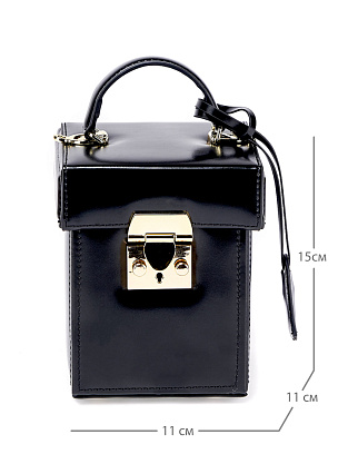 JS-j0285-04 черная сумка женская (кожа) Jane's Story