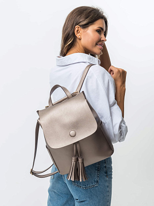 YY-835-26 бронзовый рюкзак женский Jane's Story