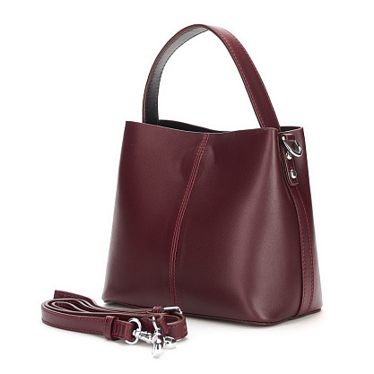 FL-9070-3-03 бургунди сумка женская (кожа) Jane's Story