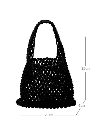 JS-878-04 черная сумка женская Jane's Story