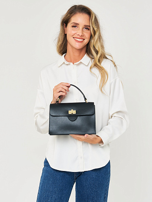 JS-9082-04 черная сумка женская (кожа) Jane's Story