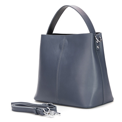 FL-9070-2-77 серая сумка женская (кожа) Jane's Story