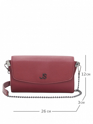 JLH-71107-03 бургунди сумка женская (кожа) Jane's Story
