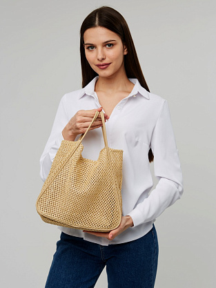 JS-2597-61 бежевая сумка женская Jane's Story