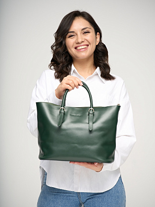 ID-6001-65 зеленая сумка женская (кожа) Jane's Story