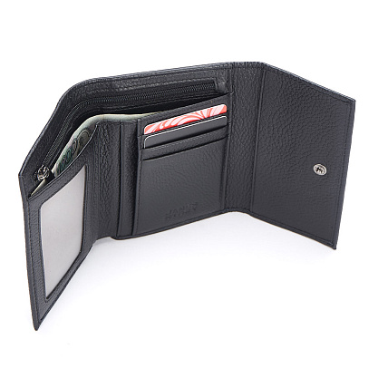 XF-8760-04 черный кошелек женский (кожа) Jane's Story