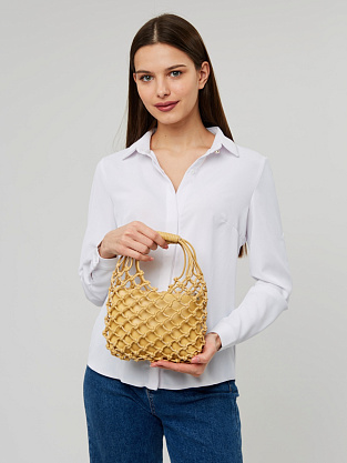 JS-5567-61 желтая сумка женская Jane's Story