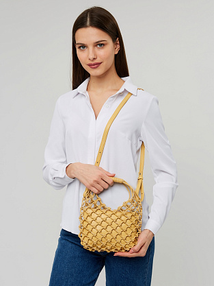 JS-5567-61 желтая сумка женская Jane's Story