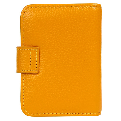 K-LG-P01-67 желтая визитница женская (кожа) Jane's Story