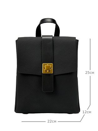 JS-82095-04 черный рюкзак женский (кожа) Jane's Story