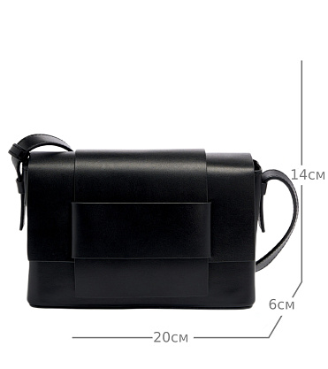 JS-2088-04 черная сумка женская (кожа) Jane's Story