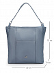 DY-357-82 голубая сумка женская (кожа) Jane's Story