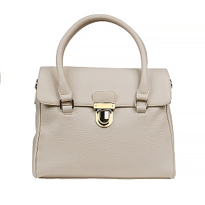 Женская сумка-сэтчел  белая 14C312-62