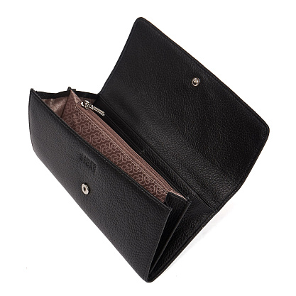 XH-8008-04 черный кошелек женский (кожа) Jane's Story