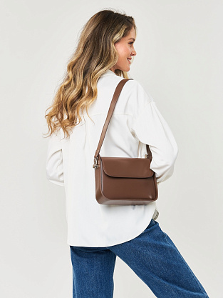 JS-9068-09 коричневая сумка женская (кожа) Jane's Story