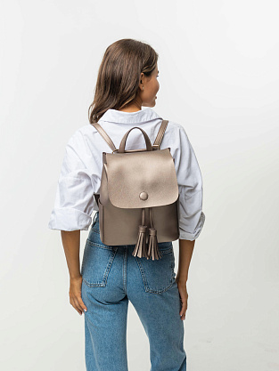YY-835-26 бронзовый рюкзак женский Jane's Story