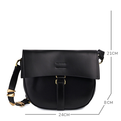 JS-9062-04 черная сумка женская (кожа) Jane's Story