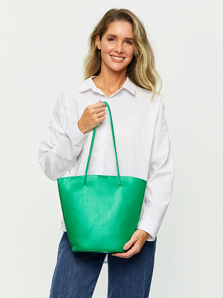 JS-2612-65 зеленая сумка женская Jane's Story