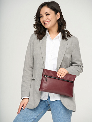 KS-5821-03 бургунди сумка женская (кожа) Jane's Story