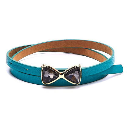 FB-1206 св голубой ремень Fancy's bag