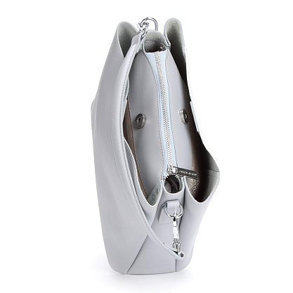 AQ-6805-77_62 серая сумка женская (кожа) Jane's Story