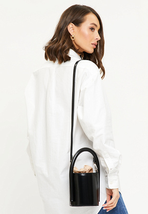 JS-408-04 черная сумка женская (кожа) Jane's Story