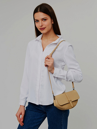 JS-1778-61 бежевая сумка женская (кожа) Jane's Story