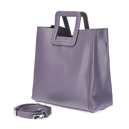 JS-9532-77 серая сумка женская (кожа) Jane's Story