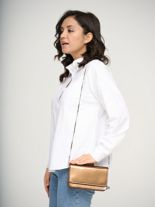 JD-8009-26 бронзовая сумка женская (кожа) Jane's Story