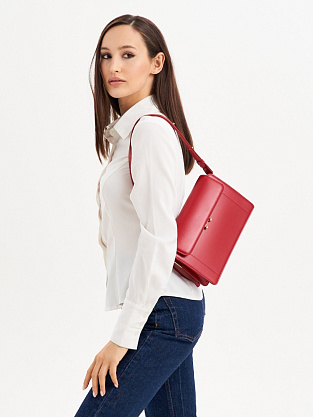 JS-9993-12 красная сумка женская (кожа) Jane's Story