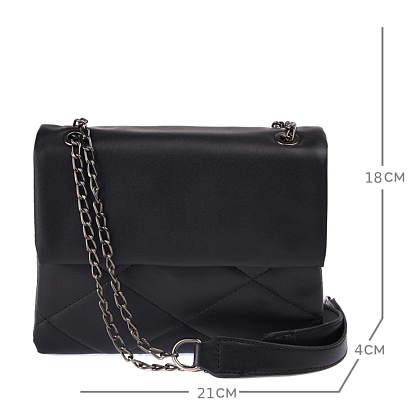 JS-8208-04 черная сумка женская Jane's Story