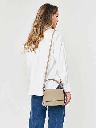 JS-JO465-61 бежевая сумка женская (кожа) Jane's Story