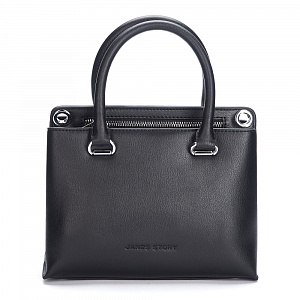 Женская сумка-тоут черная BD-6089-04 натуральная кожа