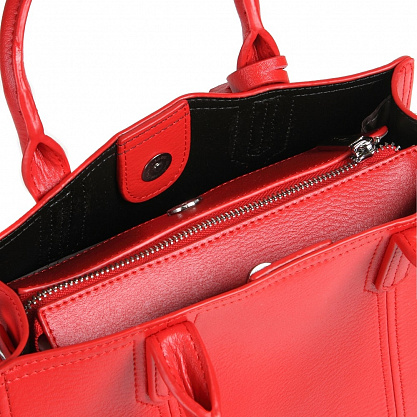 AJ-9601-1-12 красная сумка женская (кожа) Jane's Story
