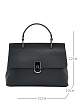 JS-8627-04 черная сумка женская (кожа) Jane's Story