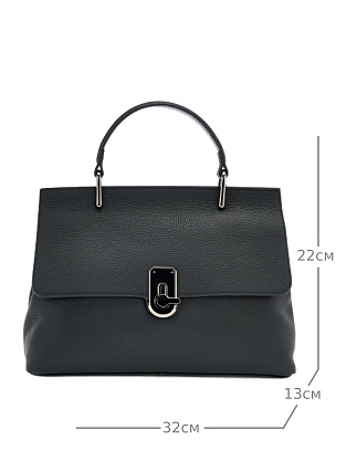 JS-8627-04 черная сумка женская (кожа) Jane's Story