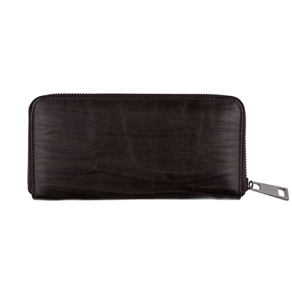 Y-9115-75 шоколад кошелек (кожа) Fancy's bag