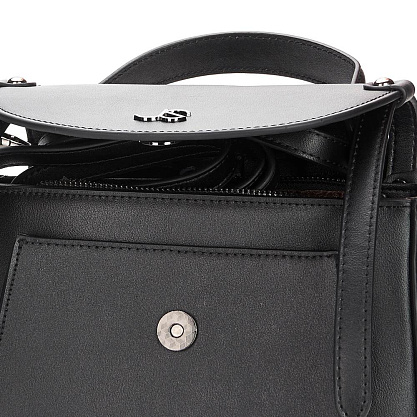 FL-6025-04 черная сумка женская (кожа) Jane's Story