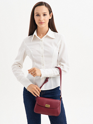 JS-3100-12 бордовая сумка женская Jane's Story