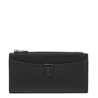 XH-8180-04 (19) черный кошелек женский (кожа) Jane's Story