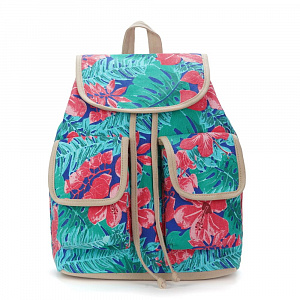 Женский рюкзак для пляжа мультиколор 9260A микс текстиль