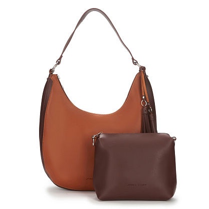 GD-C266-1-09 коричневая сумка женская Jane's Story