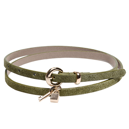 FB-1119-80 хаки ремень (кожа) Fancy's bag