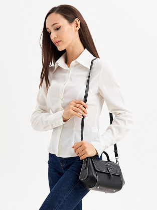 JS-1802-04 черная сумка женская (кожа) Jane's Story