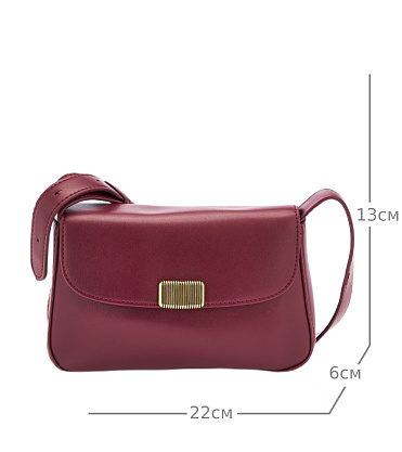 JS-3100-12 бордовая сумка женская Jane's Story