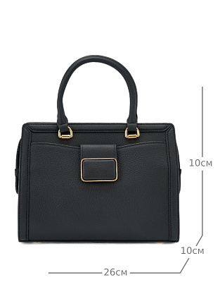 JS-8650-04 черная сумка женская (кожа) Jane's Story